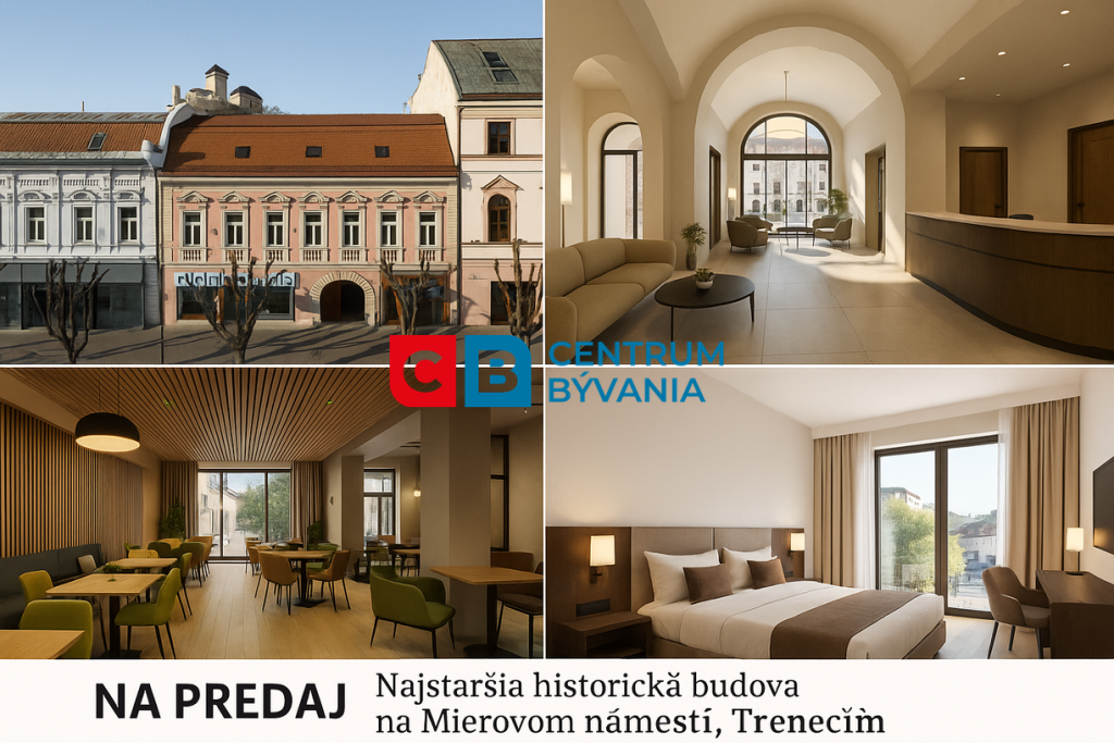 Historická budova DOM OBUVI – TOP poloha na Mierovom námestí, Trenčín